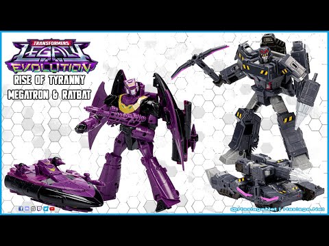 Amazon Exclusive! #Transformers LEG EVO Rise of Tyranny Miner Megatron & Senator Ratbat | HNE Toys