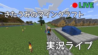 【マイクラLive#34】今年も雪のシーズンが始まるらしいけど関係ないね！　きたうみのマインクラフト実況Live（Javaでお茶会）