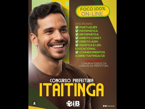 AULÃO DE PORTUGUÊS || CONCURSO ITAITINGA-CE