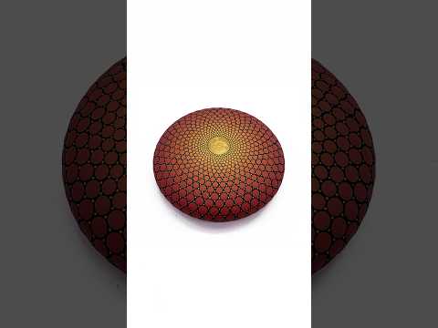 Mandala Dot Art Rock Painting! #mandala #dotart #painting #asmr