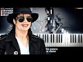 Michael Jackson - Earth Song piano karaoke