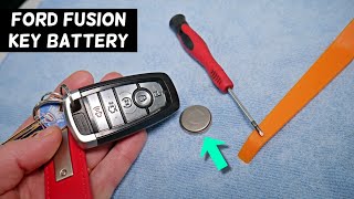 FORD FUSION KEY FOB BATTERY REPLACEMENT REMOVAL 2017 2018 2019 2020