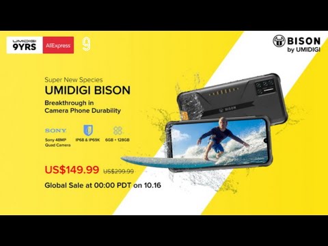 Umidigi Bison Unboxing Official Trailer  - Umidigi Bison 9 Years Sale