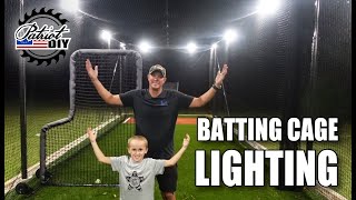 Affordable Outdoor Batting Cage Lighting
