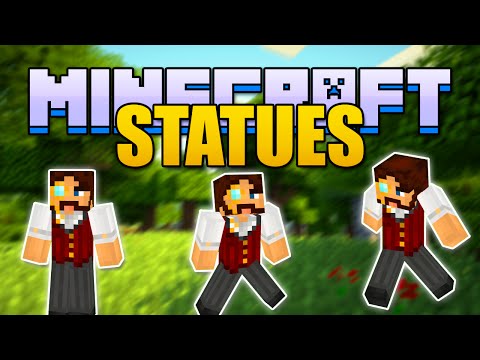 Minecraft STATUES Mod - Create Statues of Players! (Minecraft v1.6.4 Mod Spotlight)