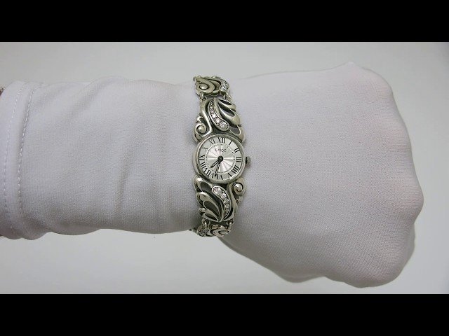 Женские серебряные часы 0531 Видеообзор