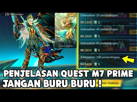 QUEST SKIN M7 PRIME DI SURUH MAIN 100x ! JANGAN SALAH ! CREST COLLECTOR BISA DI TABUNG GAK ?