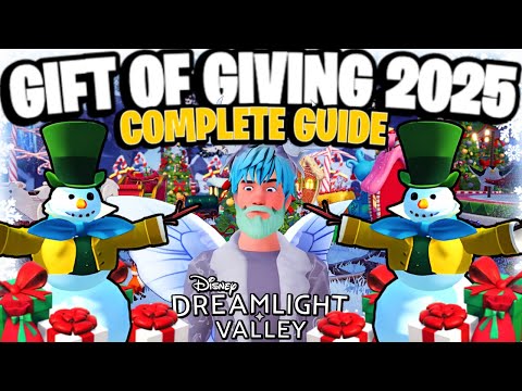 How to Craft SECRET Snowman and HIDDEN Presents! [Gift of Giving 2025 Guide] | Dreamlight Valley