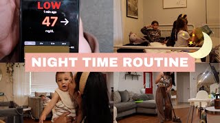 solo night time routine | super low blood sugar & a pump change