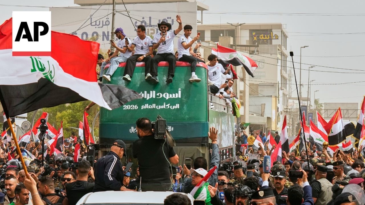 Video | Celebrations in Baghdad as Iraq's soccer team qualifies for 2026 World Cup
