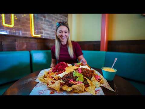 The Biggest Nacho Platter In London | Iguana’s Triple Grande Nacho Platter Challenge