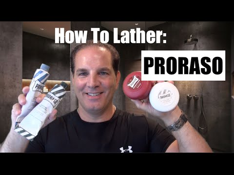 How to Lather Proraso Shaving Cream and Shave Soap