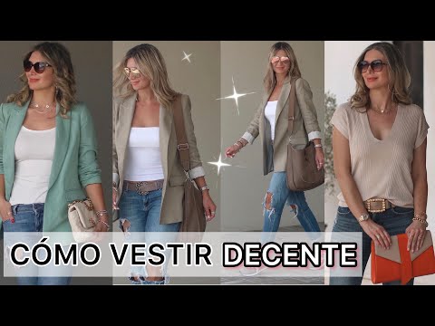 CÓMO VESTIR CASUAL CON ROPA SENCILLA MODA MUJERES 2023 |
