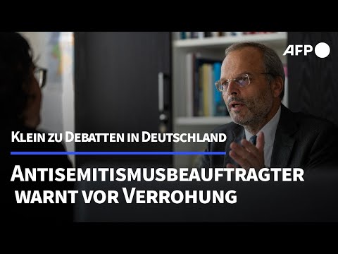 Antisemitismusbeauftragter Klein warnt vor Verrohung der Debatten in Deutschland | AFP