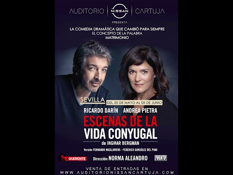 ESCENAS DE LA VIDA CONYUGAL. RICARDO DARÍN Y ANDREA PIETRA ESTRENAN EN EL AUDITORIO NISSAN CARTUJA