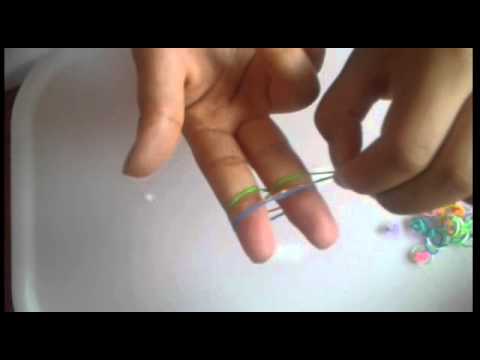 Fishtail Armband mit den Fingern machen♡