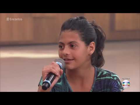 Encontro com Fátima Bernardes 14/12/2018 - Depois de ser alfabetizada, Vitória tinha dificuldades