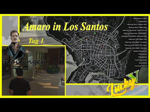 LuckyV | GTA5 Roleplay | Amaro Zangossi - Tag 1