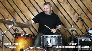 Video thumbnail for TAMA S.L.P. Sonic Stainless Steel Snare Drum (LSS1465) - Demo by Dlikin Drums Production