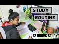 DAILY STUDY ROUTINE of a UPSC Aspirant | 12 hours of study ( 9 AM  to 3 AM )  | Exploring dreams