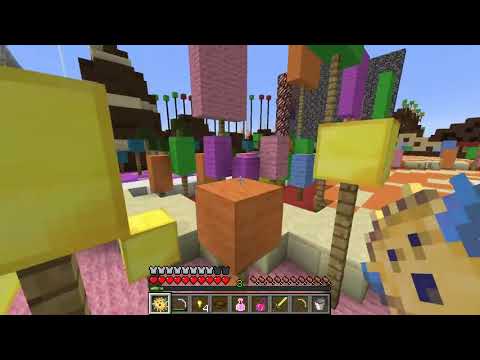 Pat And Jen Popularmmos Minecraft  CANDYLAND HUNGER GAMES   Lucky Block Mod   Modded Mini Game