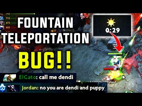 Game Breaking Bug Of 7.22c - 0 Min Fountain Invitation Dendi And Puppey At Same Time Dota 2