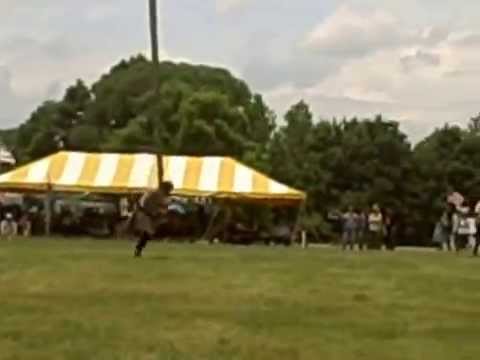 WORLD RECORD Caber Toss by Gene Flynn at the 2012 Highland Games