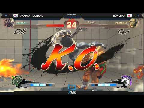 Double Elimination - Top 16 Winners - r/Kappa Poongko (Seth) vs Bonchan(Sagat)