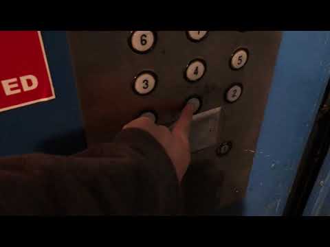 Dover traction freight elevator - UPMC Forbes Tower - Central Oakland, Pittsburgh PA