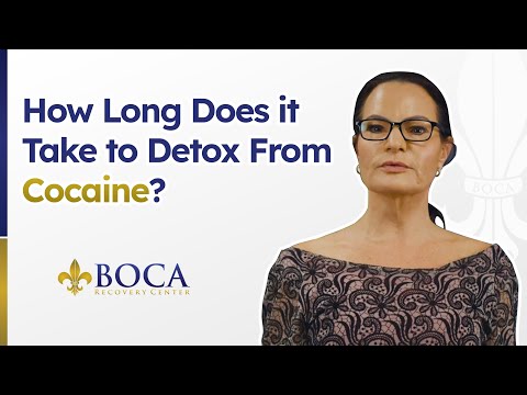 HOW LONG DOES IT TAKE TO DETOX FROM COCAINE?