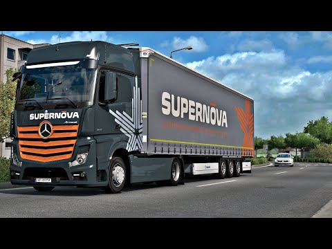 ETS2 1.37 - ProMods 2.46 - Mercedes-Benz Actros 1845 MP4 - Trip: Debrecen - Belgrade