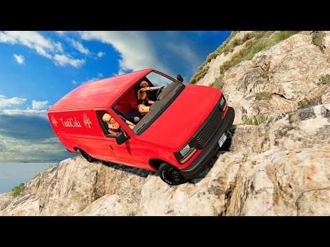 Cliff Drops #219 - BeamNG DRIVE | SmashChan