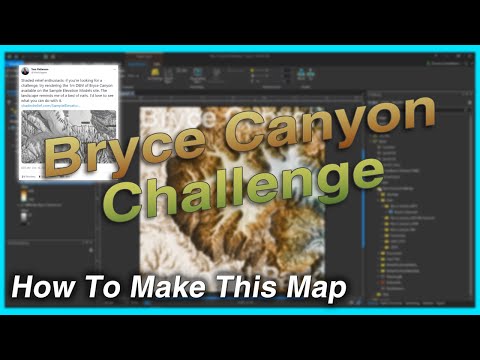 ArcGIS Pro - How To Make This Map: Bryce Canyon Challenge