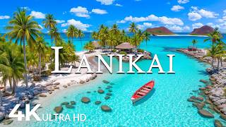 Download lagu FLYING OVER LANIKAI (4K UHD) – Soothing Music Along With Beautiful Nature Video - 4K Video ULTRA HD mp3