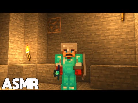 ASMR Gaming - Minecraft Cave Exploration (Whispering and Keyboard Sounds)