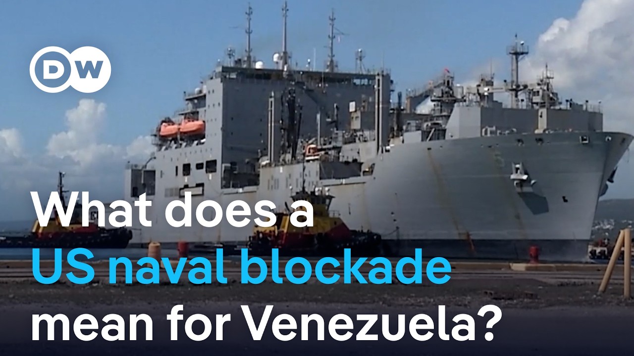 US President Trump orders blockade on oil tankers entering and leaving Venezuela | DW News