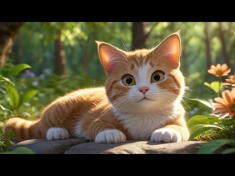 The Brave Fat Cat and the Lion’s Trap!🐱🐰🦁cat#lion#rabbit#ai#trending
