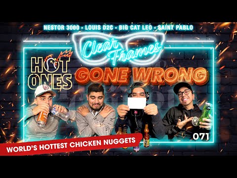 Ep 71 - Hot Ones Challenge (Gone Wrong) | Food & Liquor w/ The Clear Frame Boyz