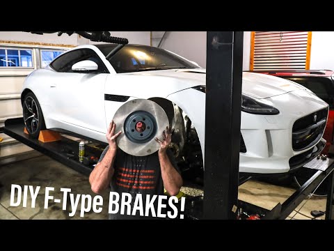 Brake Rotors and Pads Jaguar F-type R