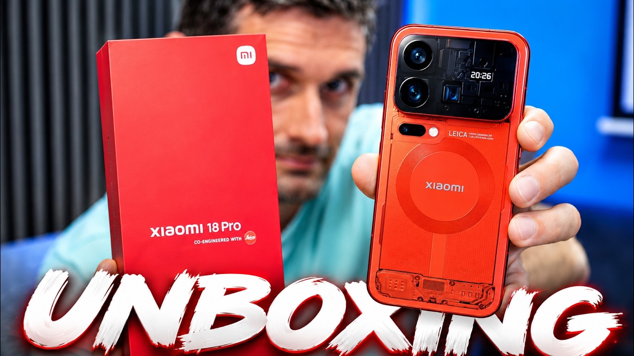 Ya TENGO el Xiaomi 18 PRO ROJO TRANSPARENTE ¡Edición Limitada! | Unboxing BRUTAL