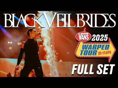 Black Veil Brides - Warped Tour 2025 Long Beach, CA (Full Performance)