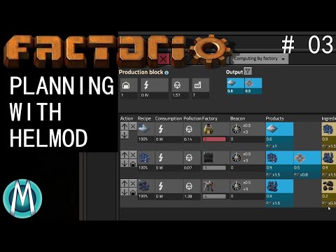 [Factorio 1.1 4K] Angel/Bobs Ep 3: Planning With Helmod (Tutorial/Walkthrough)