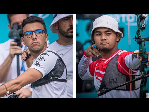 Italy v Indonesia – recurve men's team quarterfinal | Final Olympic qualifier 2021