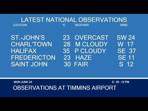 Weather Network emulation--Shaping Skylines Weather STAR 3000