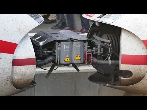 Kupplungsmanöver zweier ICE 3 im Hbf München