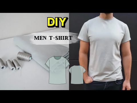 How to sew a men T-shirt / Valentine's Day gift idea...