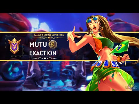 when MUTU plays exaction 34 kills Paladins Ranked Competitive