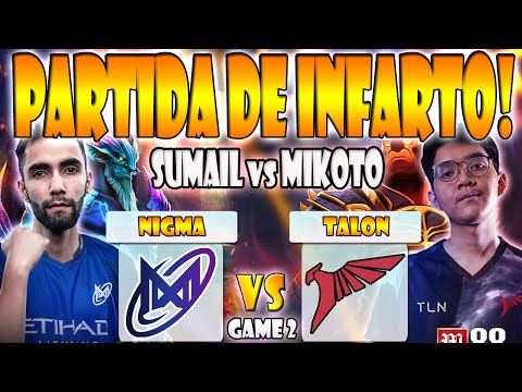 NIGMA VS TALON BO2[GAME 2] MIRACLE, SUMAIL VS 23SAVAGE - DREAMLEAGUE SEASON 19 - DOTA 2