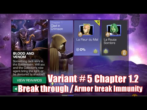 Variant 5 Blood & Venom Chapter 1.2 Break through / Armor break immunity (Easy path)