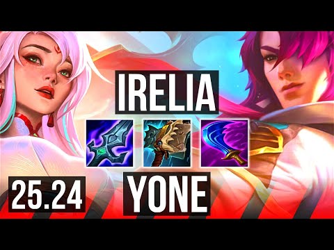 IRELIA vs YONE (TOP) | Good KDA: 15/1/1 | KR Master | 25.24